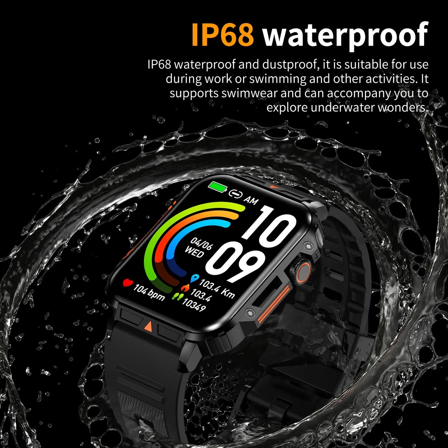 Outdoor Military Smartwatch