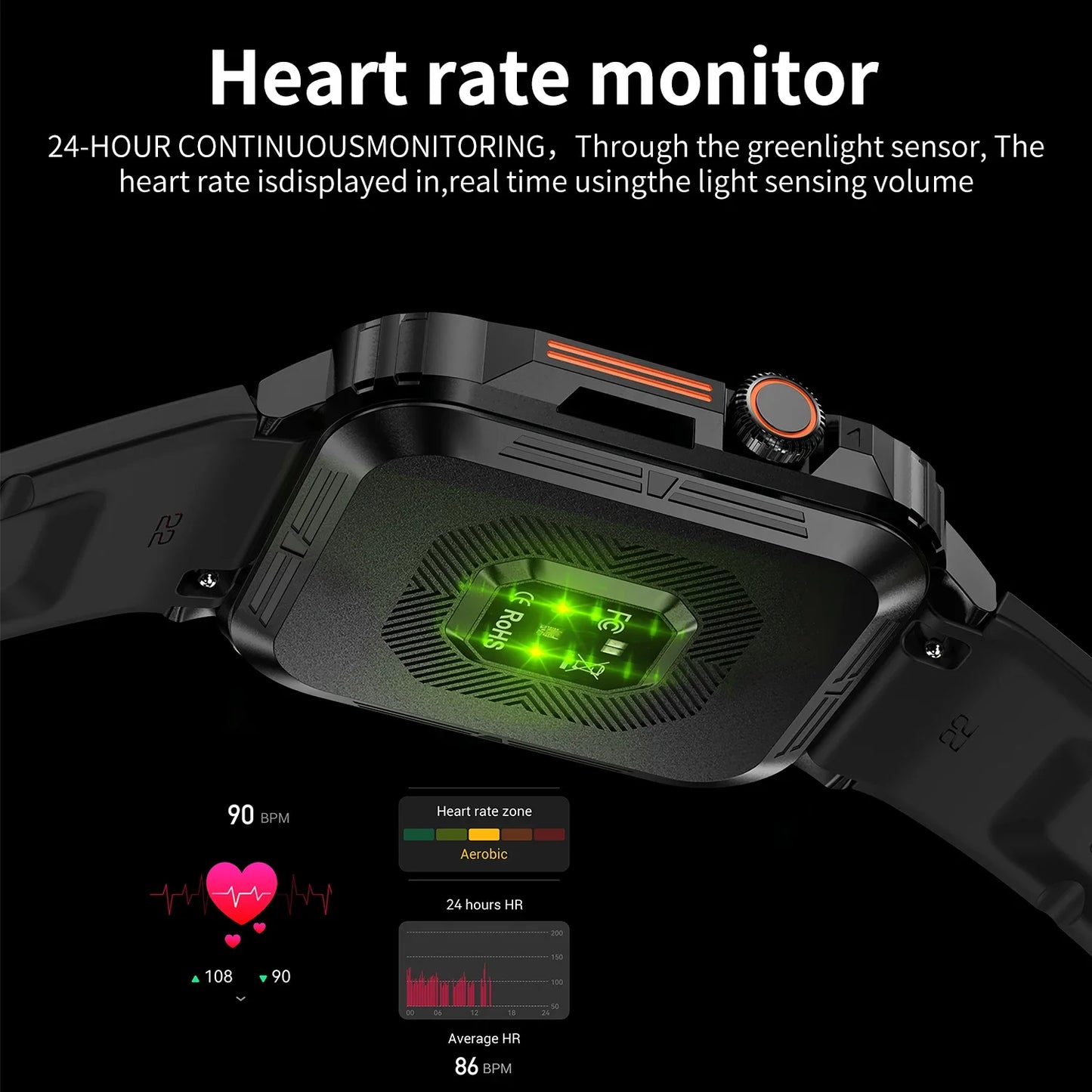 Outdoor Military Smartwatch