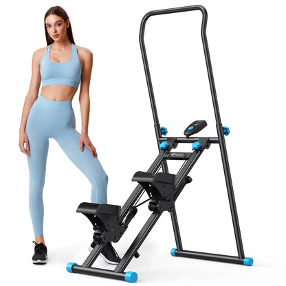 Compact Folding Stair Stepper Vertical Climber