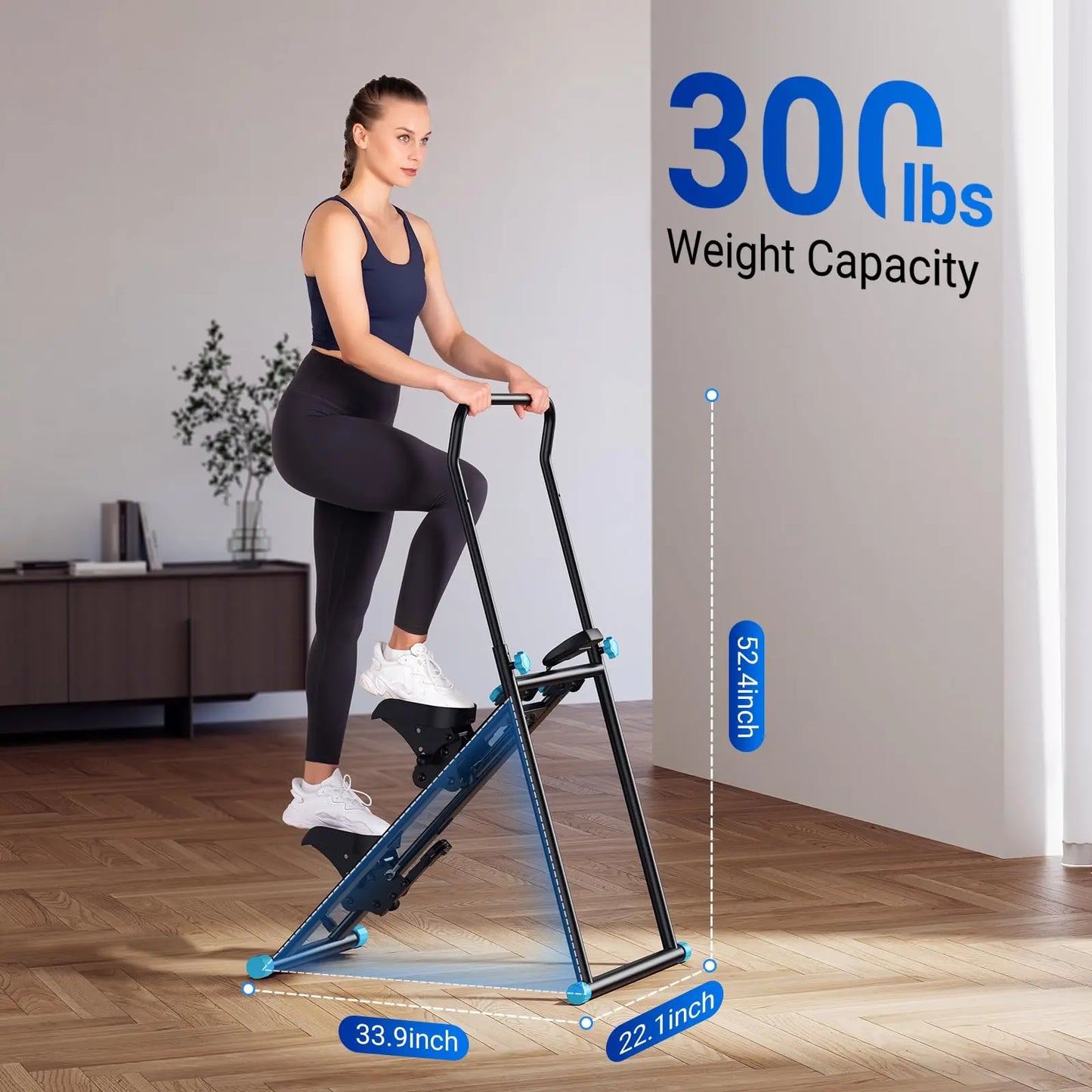 Compact Folding Stair Stepper Vertical Climber