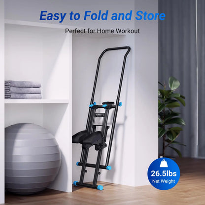 Compact Folding Stair Stepper Vertical Climber