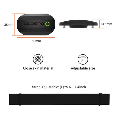 BLE ANT+ Heart Rate Monitor Chest Strap