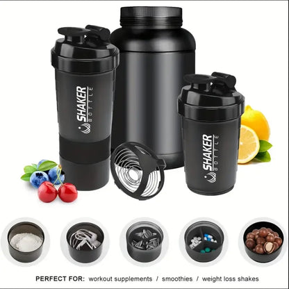 Shaker Bottle with Power Container