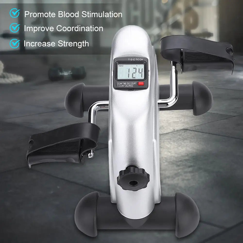 New Pedal Exerciser Pedal Exerciser Portable Hand Foot Pedal Trainer Exerciser Exercise Tool for Gym Indoor Pedal Trainer