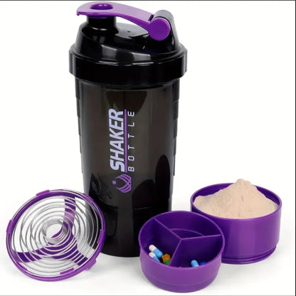 Shaker Bottle with Power Container