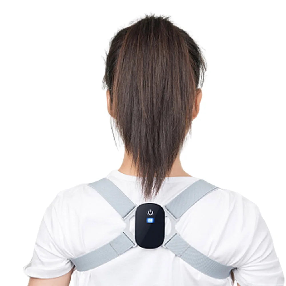 8-shaped Back Correction Belt Smart Sensor 400mAh Sitting Posture Corrector Vibration Reminder Adjustable for Children Adults