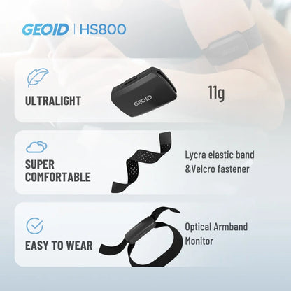 GEOID Armband Heart Rate Monitor Bluetooth HRM Tracker