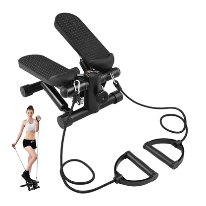 Mini Stepper with Resistance Bands