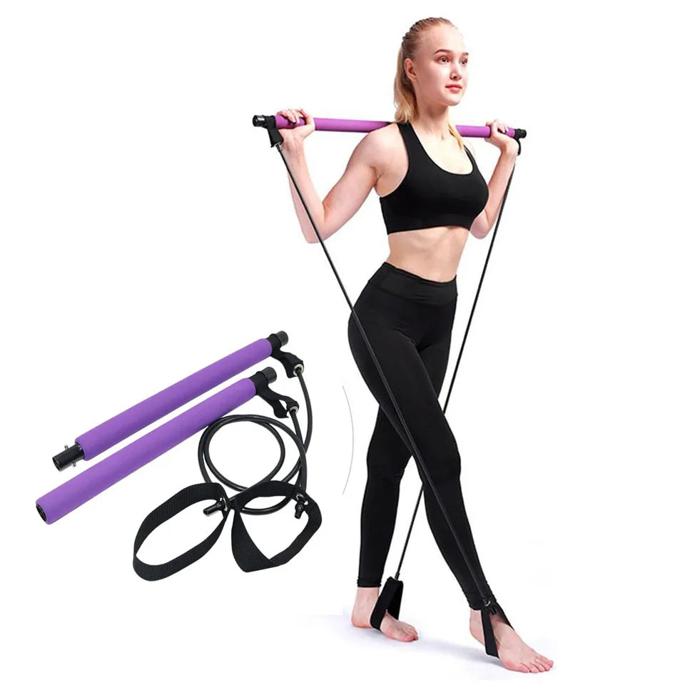 Portable Fitness Yoga Pilates Bar Stick