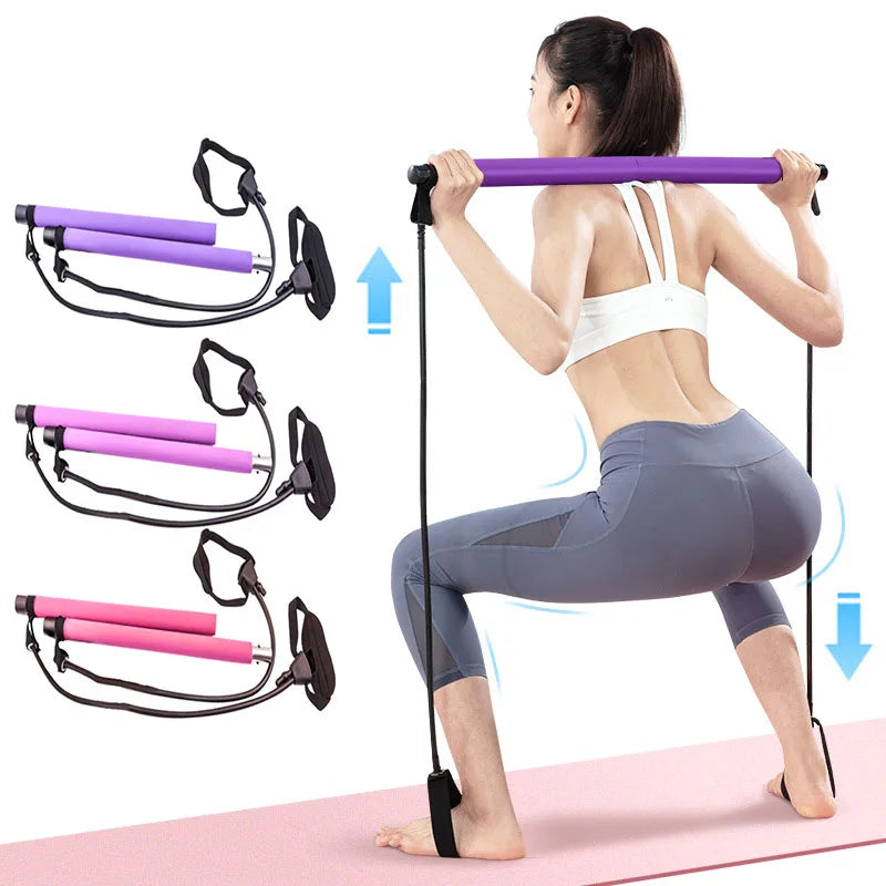 Portable Fitness Yoga Pilates Bar Stick