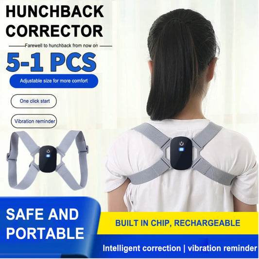 8-shaped Back Correction Belt Smart Sensor 400mAh Sitting Posture Corrector Vibration Reminder Adjustable for Children Adults