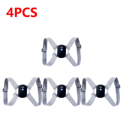 8-shaped Back Correction Belt Smart Sensor 400mAh Sitting Posture Corrector Vibration Reminder Adjustable for Children Adults